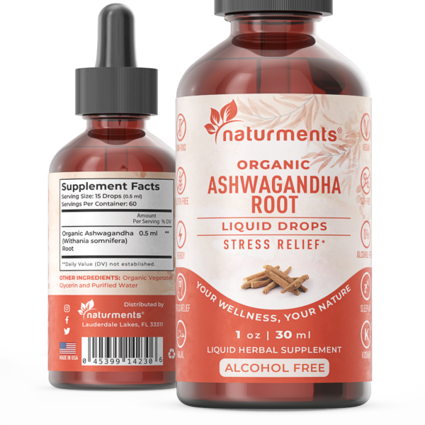 Organic Ashwagandha Root Liquid Drops