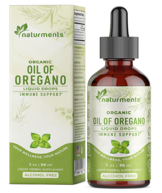Oregano Oil Drops: For Immune Support & Gut Health – Organic Wild Mediterranean Oregano Oil – 1 Oz