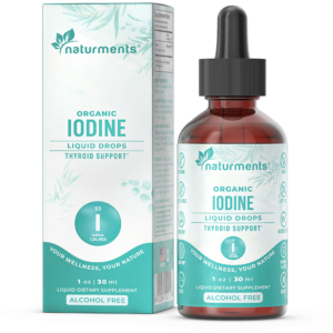 Iodine Liquid Supplement: Promotes Thyroid Health, Hormones Balance and Optimal Weight – 1 Oz